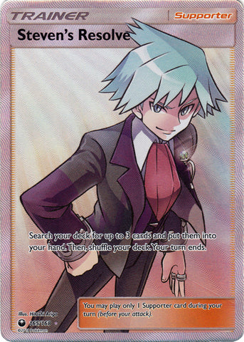 Steven's Resolve - 165/168 - Full Art Ultra Rare available at 401 Games Canada