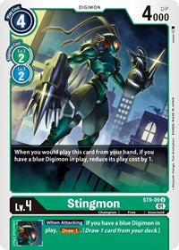 Stingmon - ST9-09 - Uncommon available at 401 Games Canada