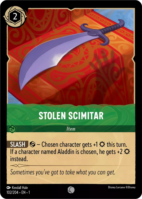 Stolen Scimitar - 102/204 - Common available at 401 Games Canada