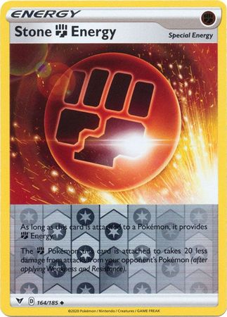 Stone Fighting Energy - 164/185 - Uncommon - Reverse Holo available at 401 Games Canada