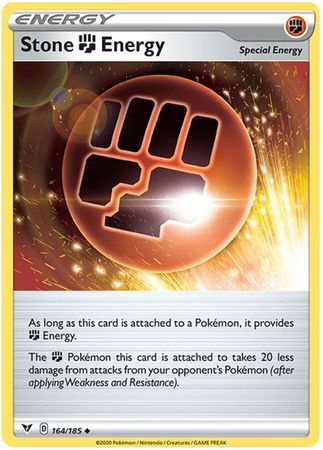 Stone Fighting Energy - 164/185 - Uncommon available at 401 Games Canada