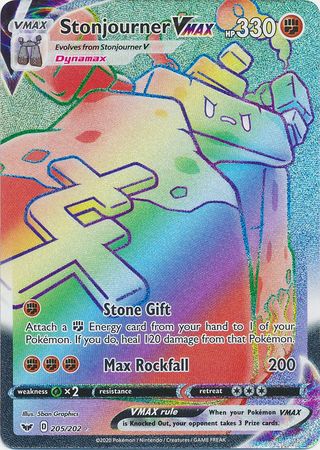 Stonjourner VMAX - 205/202 - Hyper Rare available at 401 Games Canada