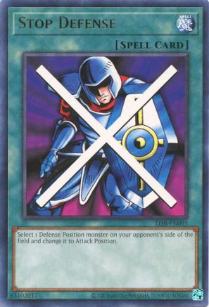 Stop Defense - LOB-EN095 - Rare - Unlimited Worldwide available at 401 Games Canada