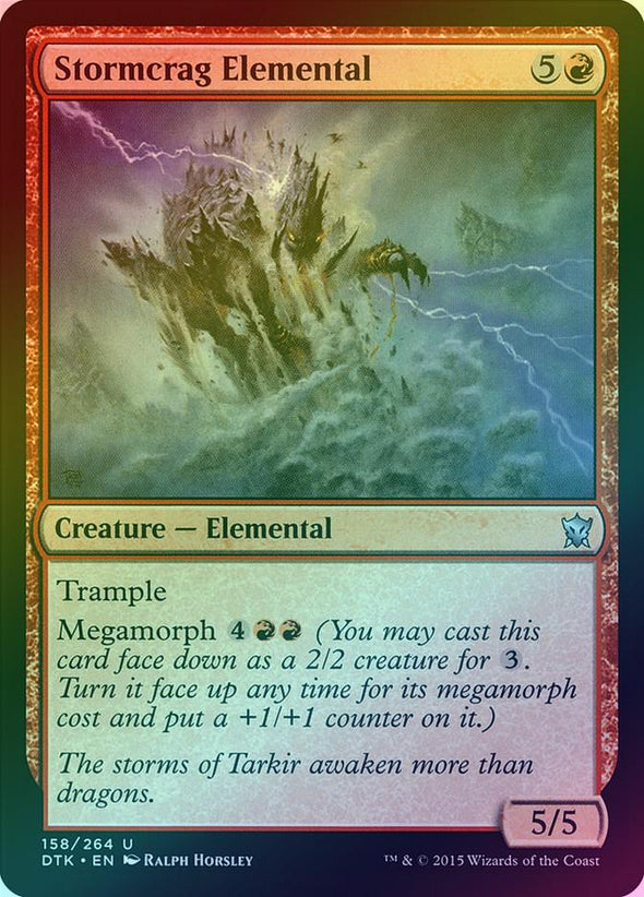 Stormcrag Elemental (Foil) (DTK)