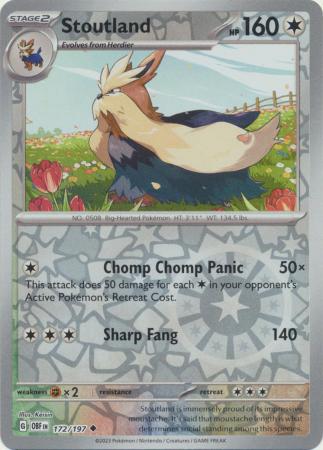 Stoutland - 172/197 - Uncommon - Reverse Holo available at 401 Games Canada