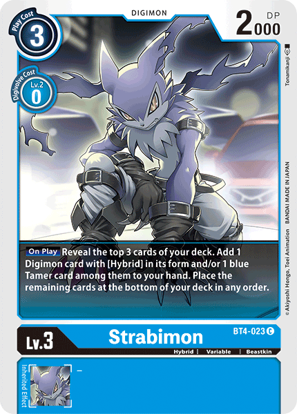 Strabimon - BT4-023 - Common available at 401 Games Canada