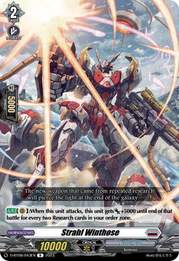 Strahl Winthose - D-BT08/043 - Rare available at 401 Games Canada