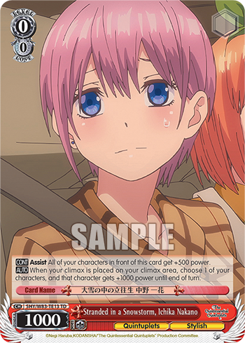 Stranded in a Snowstorm, Ichika Nakano - 5HY/W83-TE13 - Trial Deck available at 401 Games Canada