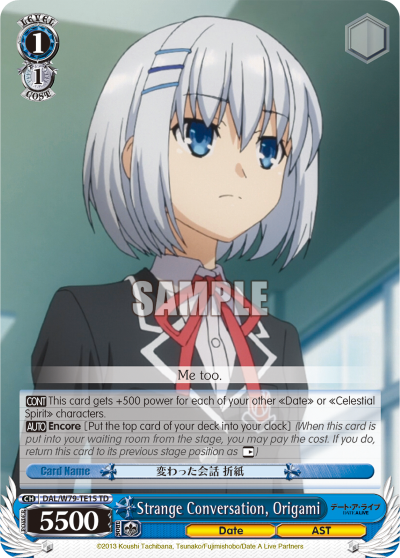 Strange Conversation, Origami - DAL/W79-TE15 - Trial Deck available at 401 Games Canada