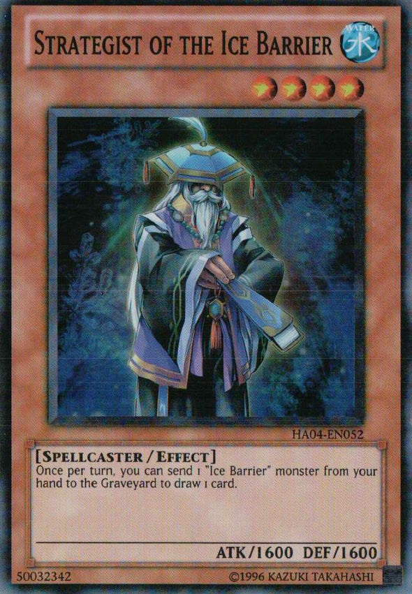 Strategist of the Ice Barrier - HA04-EN052 - Super Rare - Unlimited available at 401 Games Canada