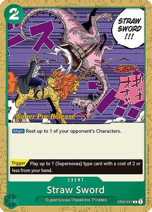 Straw Sword (Super Pre-Release) - ST02-017 - Common available at 401 Games Canada