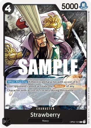 Strawberry - OP02-101 - Common available at 401 Games Canada