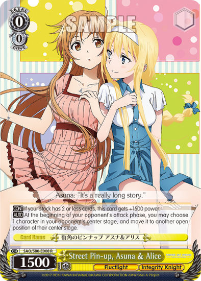 Street Pin-up, Asuna & Alice (R) available at 401 Games Canada