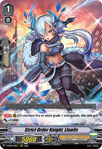 Strict Order Knight, Lluails - D-VS04/013 - Triple Rare available at 401 Games Canada