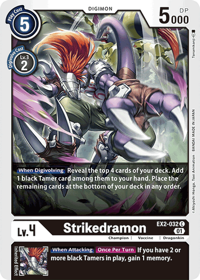 Strikedramon - EX2-032 - Common available at 401 Games Canada