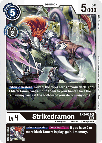 Strikedramon - EX2-032 - Common available at 401 Games Canada