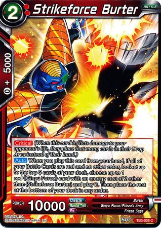 Strikeforce Burter - TB3-008 - Common available at 401 Games Canada