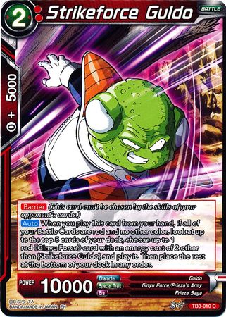 Strikeforce Guldo - TB3-010 - Common available at 401 Games Canada