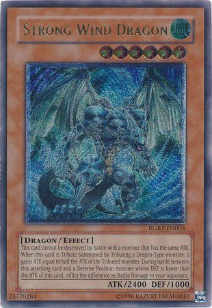 Strong Wind Dragon - RGBT-EN003 - Ultimate Rare - Unlimited available at 401 Games Canada