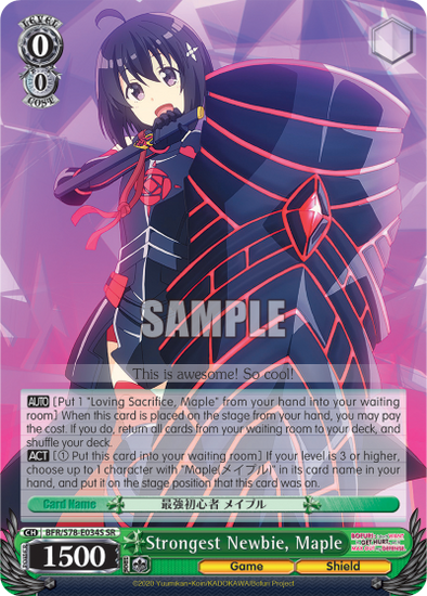 Strongest Newbie, Maple (SR) available at 401 Games Canada