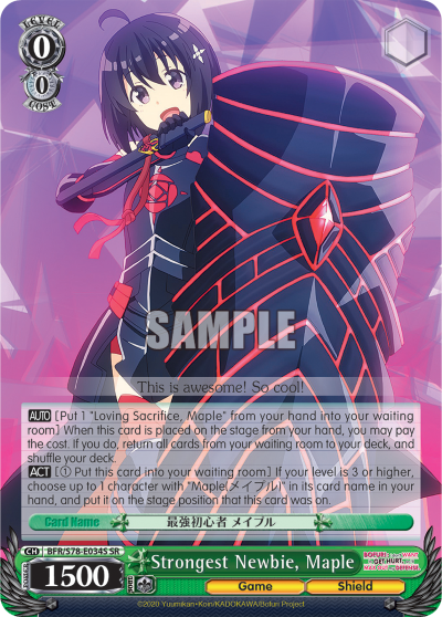 Strongest Newbie, Maple (SR) available at 401 Games Canada