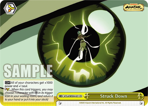 Struck Down - ATLA/WX04-E021 - Climax Rare available at 401 Games Canada