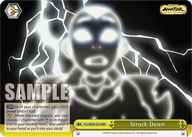 Struck Down - ATLA/WX04-E021R - Triple Rare available at 401 Games Canada