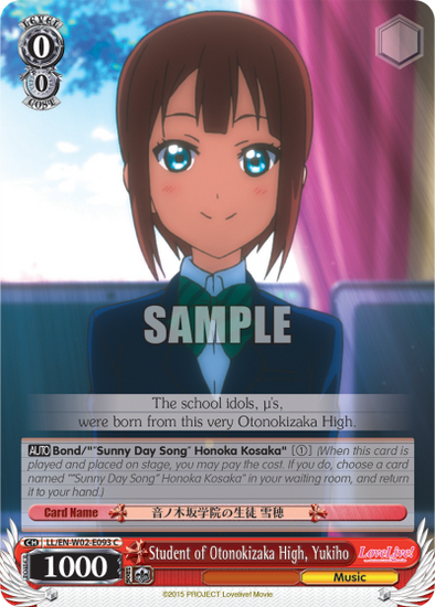 Student of Otonokizaka High, Yukiho - LL/EN-W02-E093 - Common available at 401 Games Canada