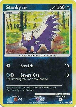 Stunky - 102/130 - Common - Reverse Holo available at 401 Games Canada