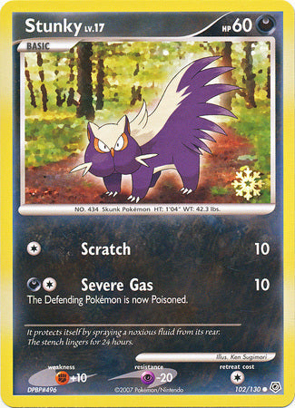 Stunky - 102/130 - Pokemon Countdown Calendar Promo available at 401 Games Canada