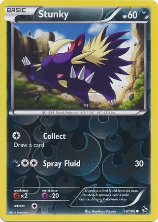 Stunky - 54/106 - Common - Reverse Holo available at 401 Games Canada