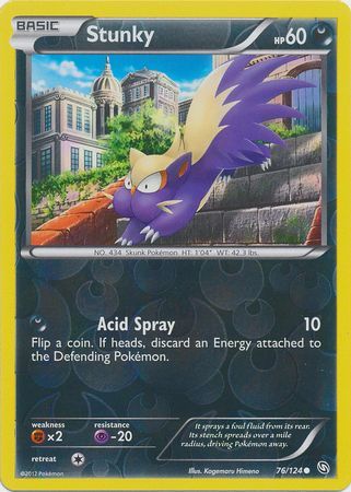 Stunky - 76/124 - Common - Reverse Holo available at 401 Games Canada