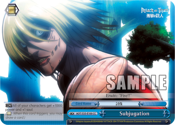 Subjugation - AOT/S35-E100 - Climax Common available at 401 Games Canada