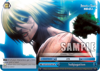 Subjugation - AOT/S35-E100S - Super Rare available at 401 Games Canada