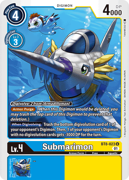 Submarimon - BT8-023 - Uncommon available at 401 Games Canada