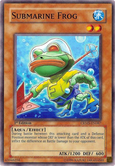 Submarine Frog - CRMS-EN087 - Common - 1st Edition available at 401 Games Canada