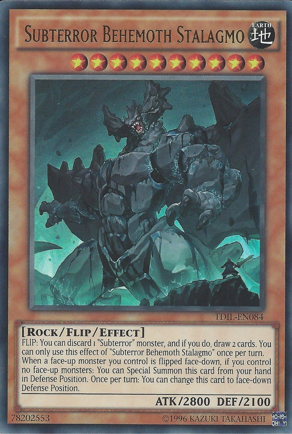 Subterror Behemoth Stalagmo - TDIL-EN084 - Ultra Rare - Unlimited available at 401 Games Canada