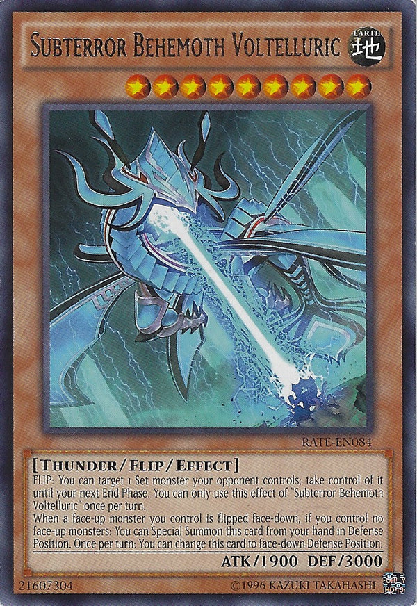 Subterror Behemoth Voltelluric - RATE-EN084 - Rare - Unlimited available at 401 Games Canada