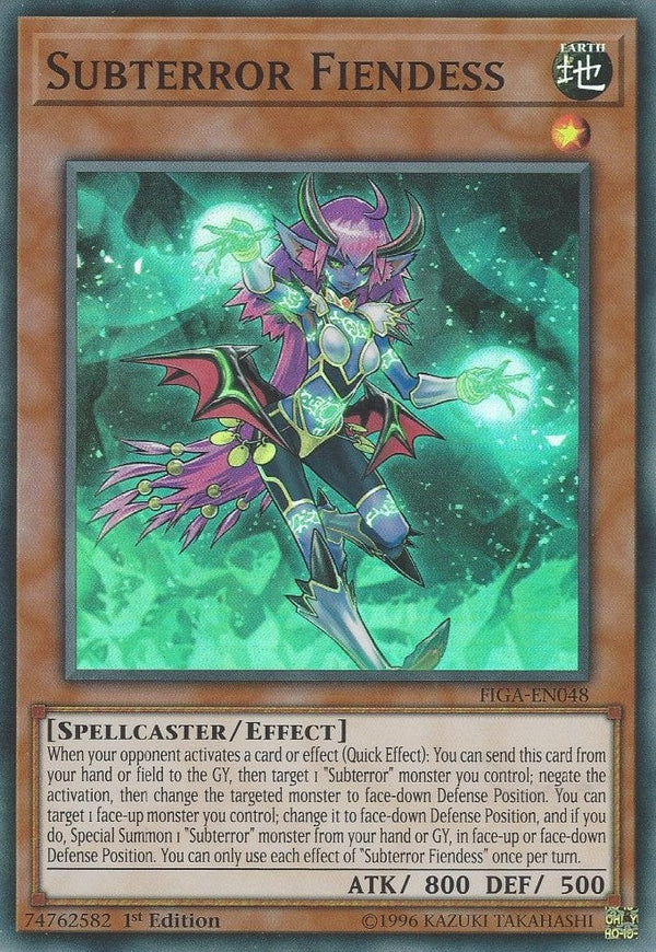 Subterror Fiendess - FIGA-EN048 - Super Rare - 1st Edition available at 401 Games Canada
