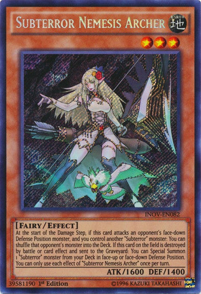 Subterror Nemesis Archer - INOV-EN082 - Secret Rare - 1st Edition available at 401 Games Canada