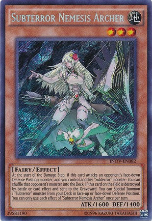 Subterror Nemesis Archer - INOV-EN082 - Secret Rare - Unlimited available at 401 Games Canada