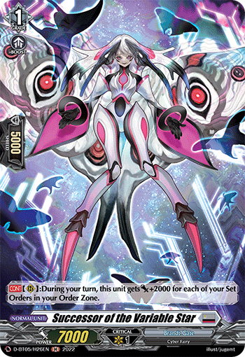 Successor of the Variable Star - D-BT05/H26 - Holo Rare available at 401 Games Canada