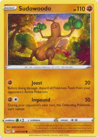 Sudowoodo - 094/196 - Common available at 401 Games Canada