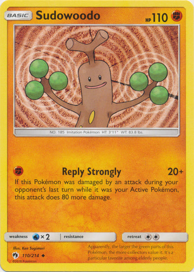 Sudowoodo - 110/214 - Uncommon available at 401 Games Canada