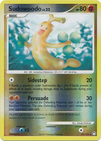 Sudowoodo - 35/123 - Rare - Reverse Holo available at 401 Games Canada