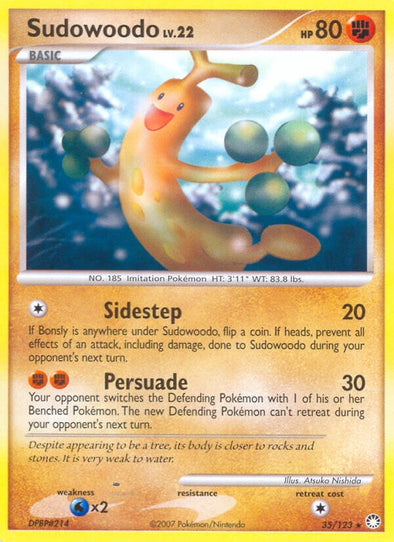 Sudowoodo - 35/123 - Rare available at 401 Games Canada