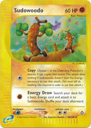 Sudowoodo - 36/147 - Rare - Reverse Holo available at 401 Games Canada