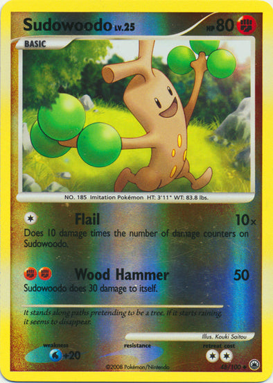 Sudowoodo - 48/100 - Uncommon - Reverse Holo available at 401 Games Canada