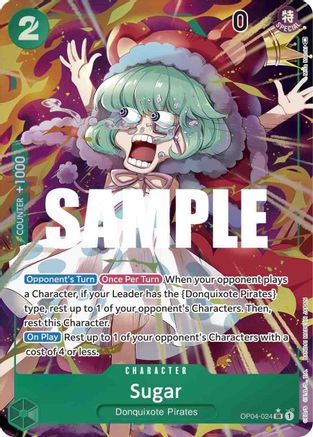 Sugar (Alternate Art) - OP04-024 - Super Rare available at 401 Games Canada