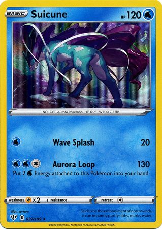Suicune - 037/189 - Holo Rare available at 401 Games Canada